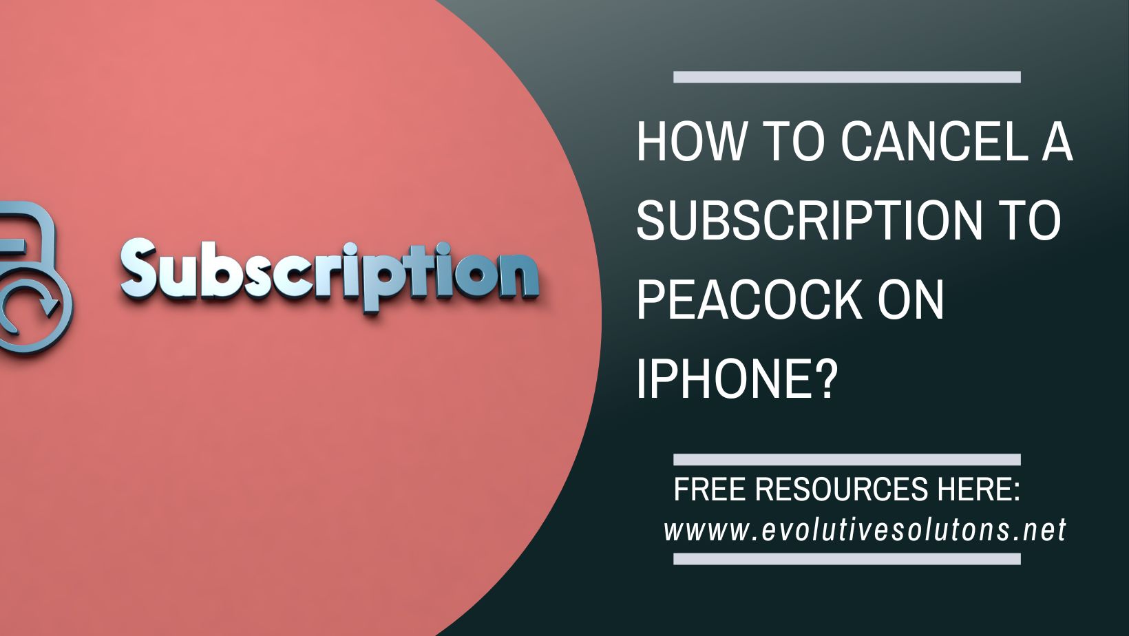 How to Cancel a Subscription to Peacock on IPhone?